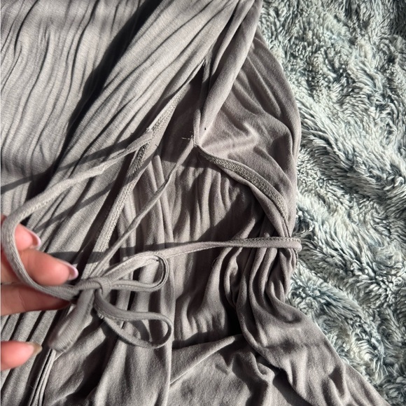 Free People Beaded Backless Dress in Gray - Picture 2 of 4